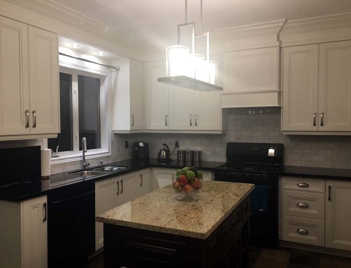 From Warm Maple to White and Elegant Transformation