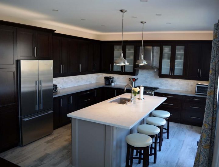Natural Maple Transforms into Beautiful, Rich and Dark